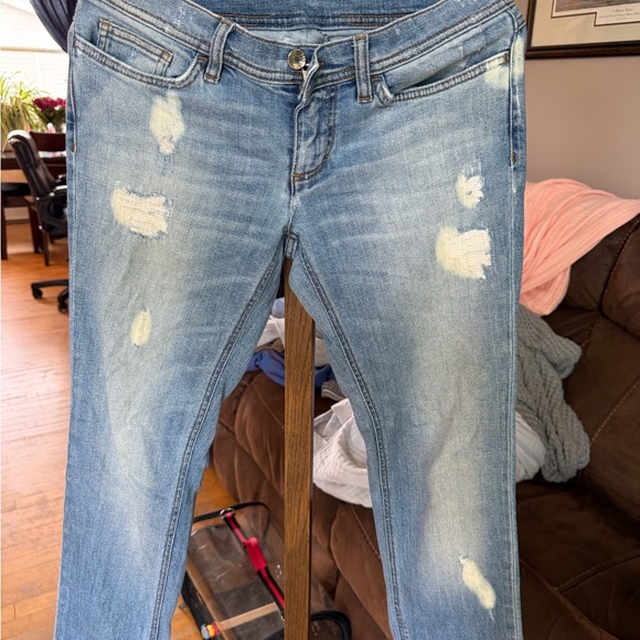 Dolce & Gabbana Denim - Women’s dolce and gabanna Light Blue Distressed Jeans